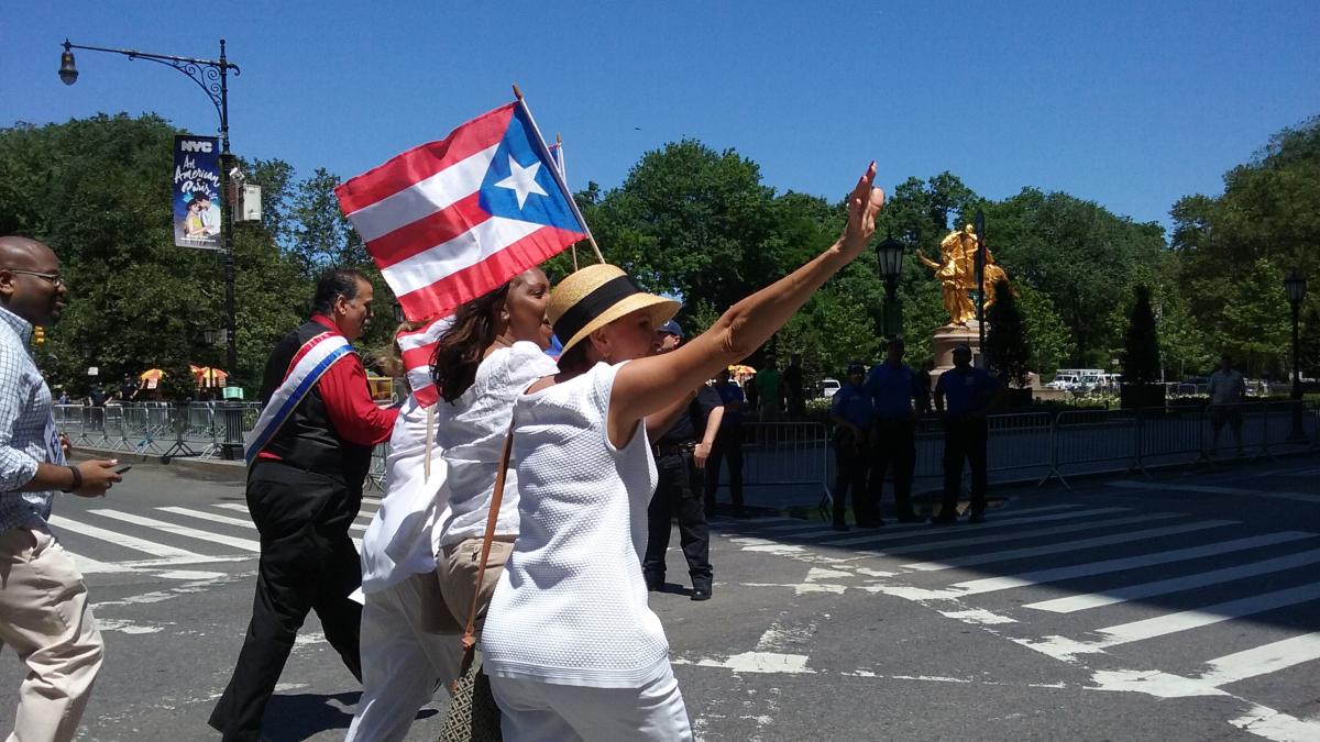 Congresswoman Velázque at NYC National P.R. Day Parade
