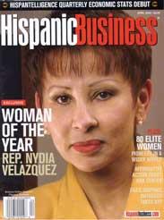 Nydia Velázquez on the cover of Hispanic Business