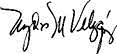 Congresswoman Nadia Velázque's signature