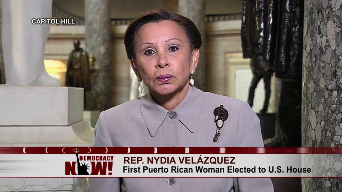 Rep. Nydia Velazquez at Capitol Hill